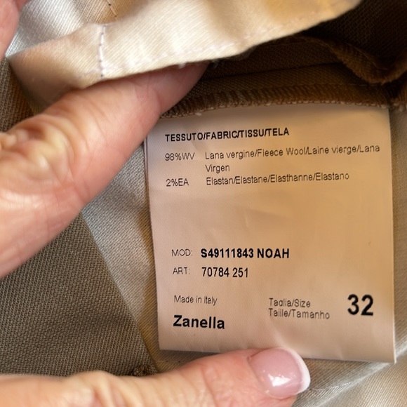 Zanella Noah virgin wool trousers sz32 - Picture 10 of 11